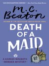 Cover image for Death of a Maid